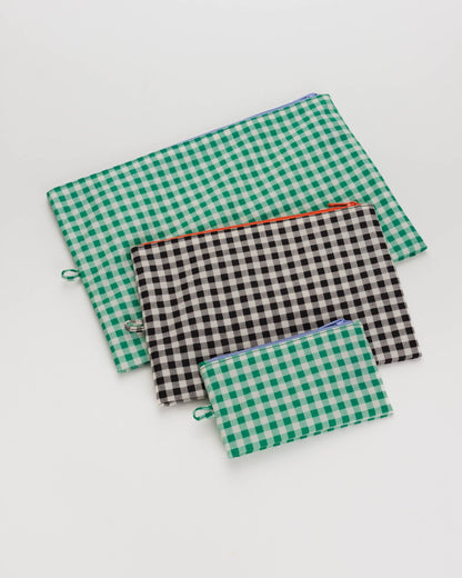 Gingham Go Pouch