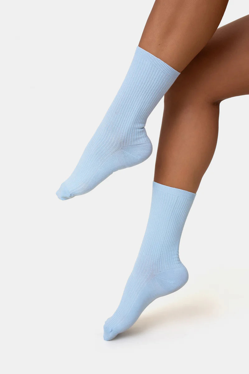 Sky Blue Women's Organic Sock