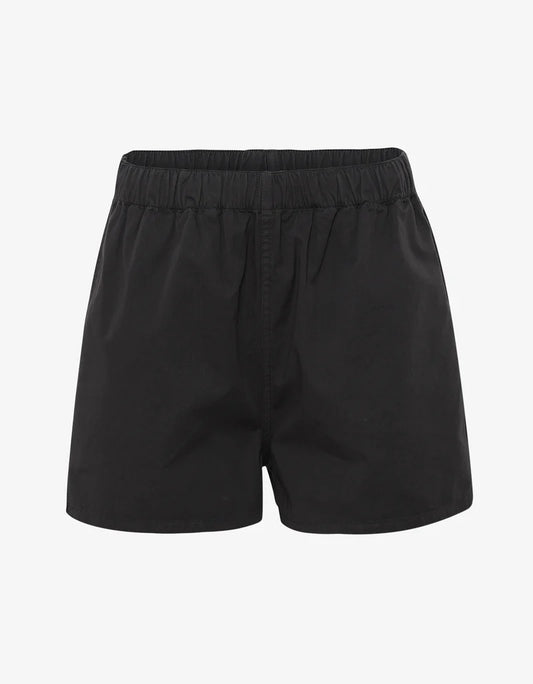 Black Organic Twill Shorts