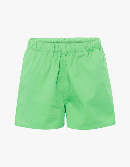 Spring Green Organic Twill Shorts