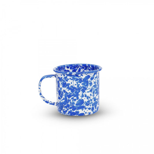 16 oz Blue Splatter Mug